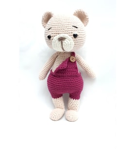 Ayıcık Danny Amigurumi Organik Oyuncak