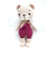 Ayıcık Danny Amigurumi Organik Oyuncak
