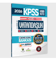 2026 FULLKPSS Lisans-Önlisans-Ortaöğretim Vatandaşlık Kara Kutu ÖSYM Çıkmış Soru Bankası Son 15 Yıl