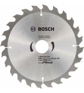 Bosch Eco For Daire Testere Sunta Kesme Bıçağı 190mmx 2.2 24Diş