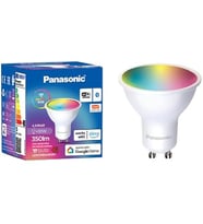 Panasonic Led Akıllı Bluetooth Wi-Fi Rgb Gu10 Lamba 4W (Çok Renkli)