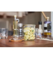 3 Klipsli Cam Kavanoz 425 ml (2 Adet)
