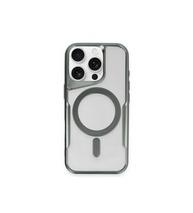 Newface Apple iPhone 14 Pro Kılıf Boyi Magsafe Silikon Kapak - Yeşil