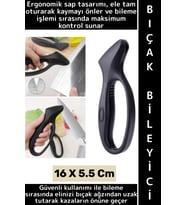 Ergonomik Yüksek Kaliteli Paslanmaz Çelik Kaymaz Güvenli Kullanım Kompakt Manuel Bıçak Bileme Aleti