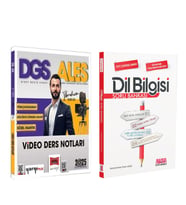 Yargı 2025 DGS ALES Türkçe Paragraf Sözcükte Anlam Sözel Mantık Video Ders Notları ve AKM Dil Bilgisi Soru Bankası Seti 2 Kitap