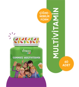 Vitago Kids Gummies Multivitamin 60 Adet Çiğnenebilir Jel