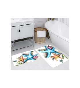 Eliana Home Baskılı 2'li Banyo Paspas Takımı RVG5244