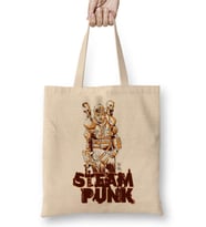 SteamPunk Bez Çanta Uzun Saplı