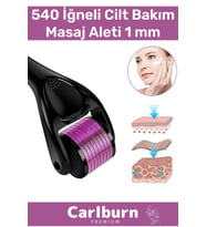 Özel Üretim Derma Roller Titanyum Uçlu 540 İğneli Cilt Bakım Vücut Yenileme Masaj Aleti 1 mm