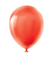 Vagon Balon 12 30cm Kırmızı - 10 adet