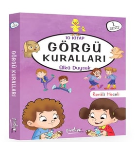 1. Sınıf Görgü Kuralları Serisi - 10 lık Set