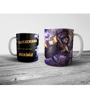 Pixxa  BLITZCRANK İsimli Kişiye Özel Kupa Bardak (League of Legends,LOL)