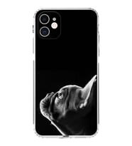 PrintiFy iPhone 11 ile Uyumlu Köpek 1 Kamera Korumalı Şeffaf Kılıf
