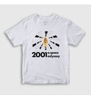 Presmono Unisex Çocuk Beyaz Astronot V2 Film 2001 A Space Odyssey T-Shirt 241539tt