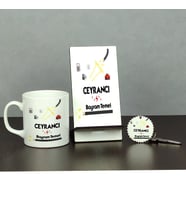 Ceyrancı Üçlü Set (Kupa + Telefon Standı + Anahtarlık)