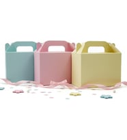 10x14 CM Karışık Renk El Geçme Hediye Kutusu (3'lü Set)