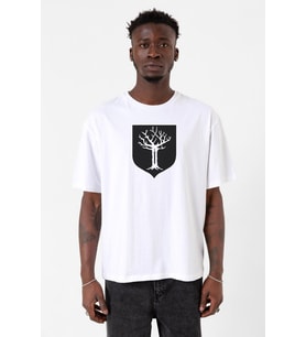 GOT House Forrester Beyaz Erkek Oversize Tshirt