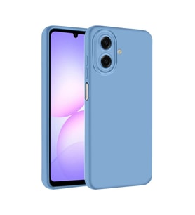 Samsung Galaxy A07 4g Nano İçi Kadife Silikon - Mavi