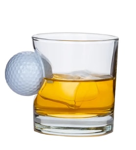 Gerçek Golf Toplu Özel Hediye Viski Bardağı 300cc