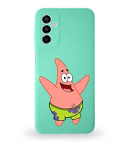 Samsung Galaxy A04s Uyumlu Lansman Kılıf Altı Kapalı İçi Kadife  Patrick Yıldız Tasarımlı  Kapak (Şeffaf)