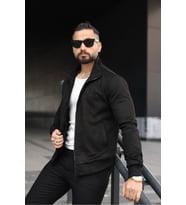 Dik Yaka Slim Fit Mevsimlik Astarlı Süet Ceket