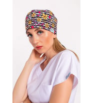 ÇizgiliPapatya Desenli Doktor Hemşire Hastane Medikal Cerrahi Bone (Siyah-Sarı)