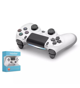 Nodar ND400A PS4 Kablosuz Gamepad Oyun Kolu Beyaz (Siyah)