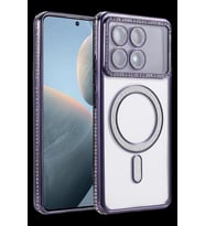 Pilelistore   Xiaomi Poco X6 Pro Joke Simli Magneticsafe Kılıf - Derin Mor