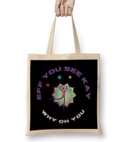Eff You See Kay Why Oh You YOGA LOVER Bez Çanta Uzun Saplı