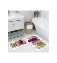 Eliana Home Baskılı 2'li Banyo Paspas Takımı RVG5161