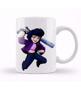 Brawl  Stars Bibi  And Bull Kupa Bardak Porselen