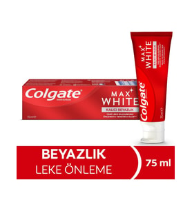 Colgate Max White Lasting White 75 ml Beyazlatıcı Diş Macunu Leke Önleyici Özelliklerle