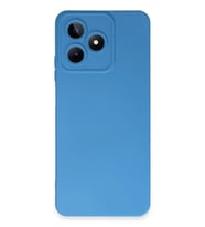 Realme C53 Kılıf Nano içi Kadife Silikon - Mavi