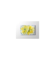 Georgia Okeeffe - Yellow Flower Tablo 50 X 70 Cm