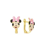 14 Ayar Altın Mickey Mouse Çocuk Küpe 1,71 gr