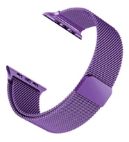 Microsonic Apple Watch Series 7 45mm Milanese Loop Kordon Mor
