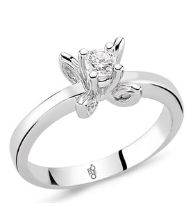 18 Ayar Altın 0.30 Ct Pırlanta Tektaş Yüzük RM30072 (Çok Renkli)