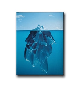 Buz Dağı Canvas Tablo MİND200