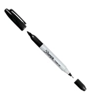 Sharpie Twin Tip Permanent Marker Kalem Çift Uçlu SİYAH