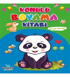 Konulu Boyama Kitabı - Yeşil