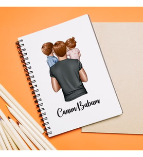 Canım Babam Tasarımlı Defter