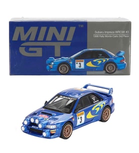 Mini Gt 1:64 Subaru Impreza WRC98 1998 Rally Monte-Carlo 3rd Place