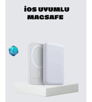 MagSafe 15W Kablosuz Hızlı Şarj, Lightning Girişli Taşınabilir Batarya