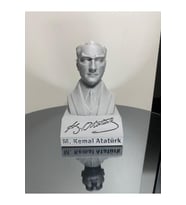 Özel Üretim ATATÜRK Büstü, MUSTAFA KEMAL ATATÜRK Biblo, Atatürk Heykel 18 CM