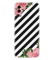 General Mobile GM 23 Kılıf Resimli Desenli Baskılı Silikon Strip Flowers 2 1409
