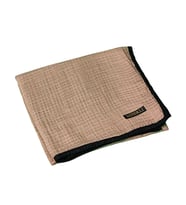 Mısırlı Eşarpları Biyeli Müslin Düz Renk Eşarp 100x100cm (Açık Kahve)