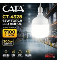 Cata CT-4328 65W Torch Led Ampul Beyaz Işık E27 Duylu