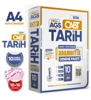 2026 KPSS MEB-AGS ÖABT Anamorfik Tarih Öğretmenliği Özgün 10lu Deneme Dijital Çözümlü Türkiye Geneli