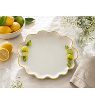 LİMON SUNUM TABAK YUVR 34CM -AROW
