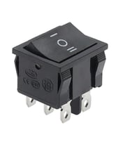 Ayt IC-130 Orta Boy Işıksız On Off On Anahtar 6 Pin 3 Kademeli Aç Kapa Düğme Buton